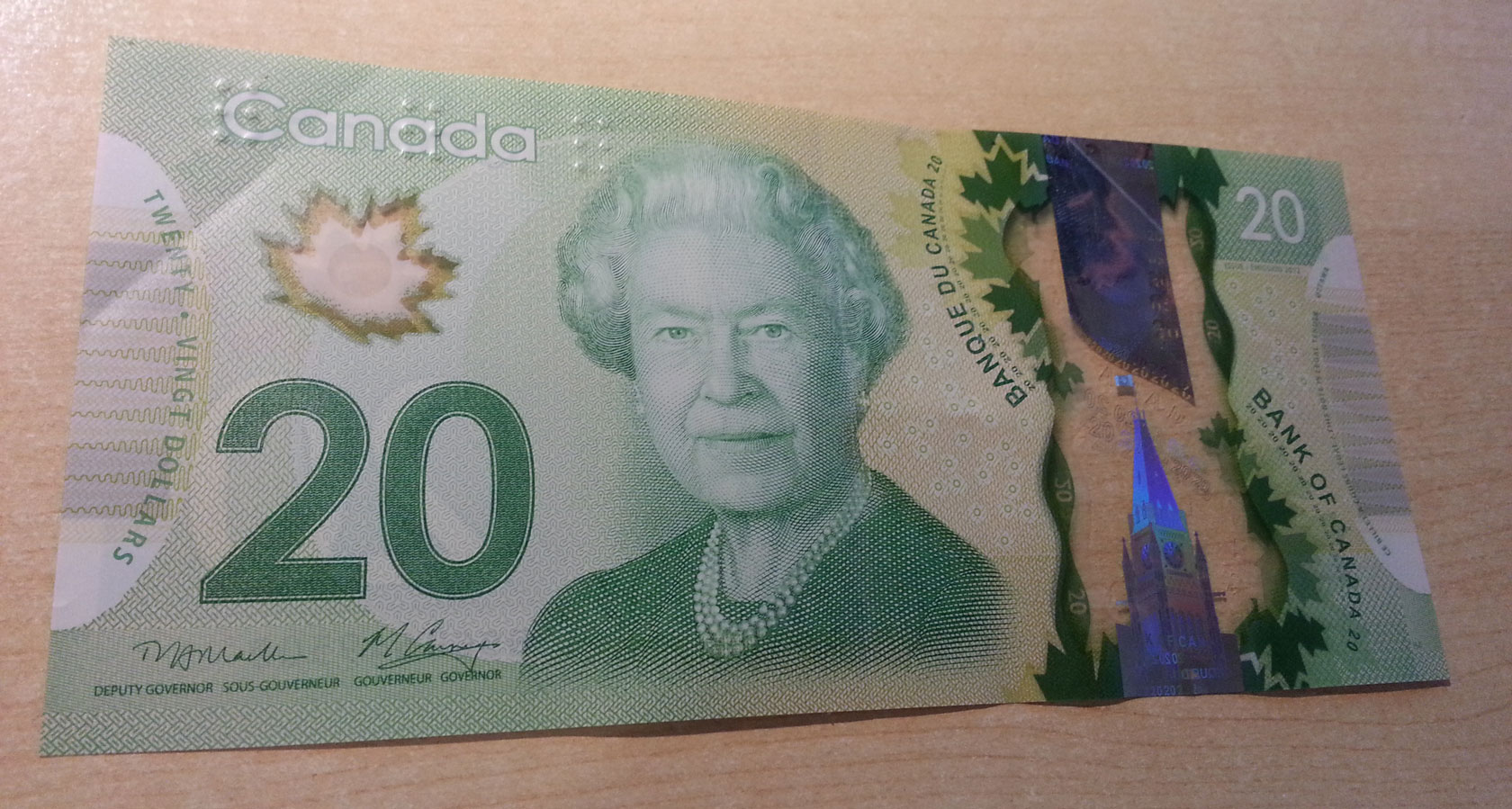 Canadian Twenty Dollar Bill